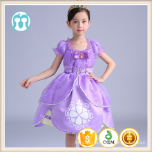 niños ropa de princesa bebé de dibujos animados custome cosplay vestidos niñas Bell vestidos de fiesta de la princesa